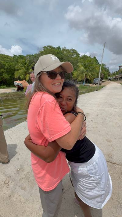 Hugs and gratitude for sharing the Gospel