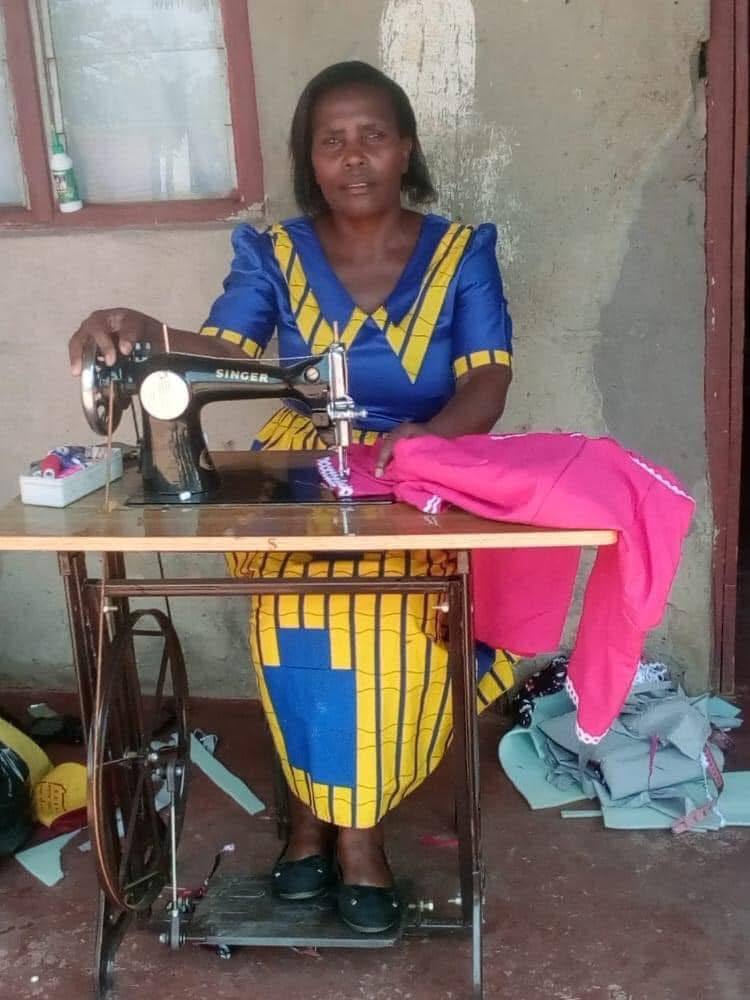 1st widow in Malawi who became self sufficient