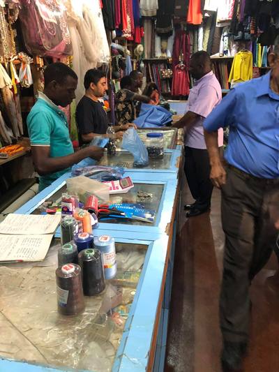 Purchasing supplies for the widows in Malawi